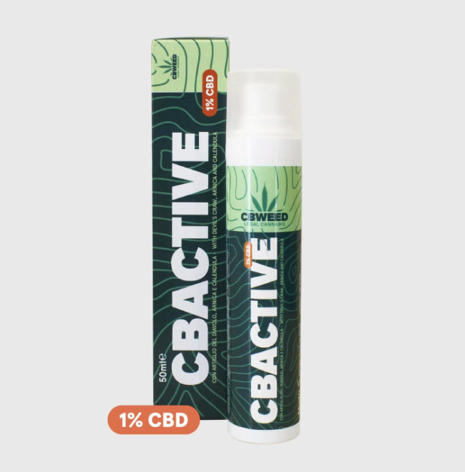 CBACTIVE CBD Creme para Dores Musculares e Articulares - 50ml