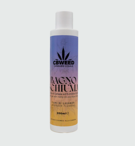 Gel de Banho de Cânhamo e Flor de Lavanda- 200ml